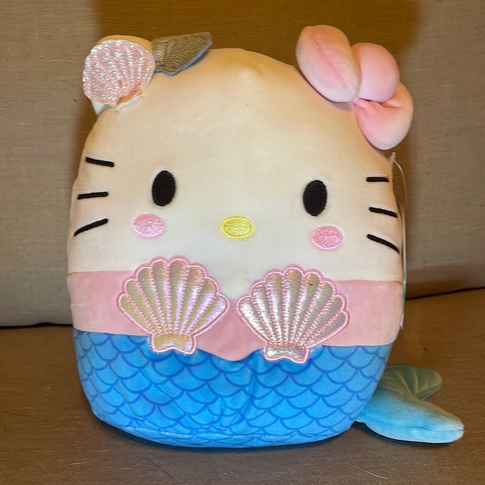 NWT 8” Mermaid Hello Kitty Squishmallows - Picture 1 of 2